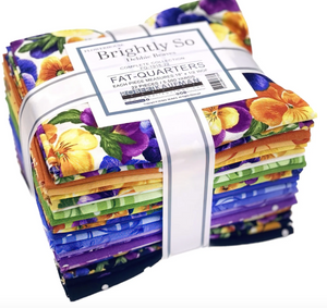 Flowerhouse Brightly So Fat Quarter Bundle - 22 Fat Quarters