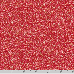 Sevenberry Petite Garden - Petite Florals Red Yardage