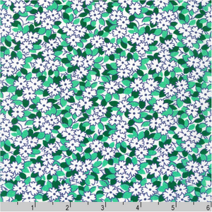 Baskets of Blooms Lawn -  Florals Jade Yardage