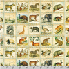 Library of Rarities - Jungle Animals Vintage Yardage