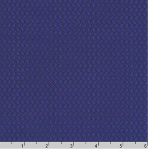 Flowerhouse - Georgina - Dots Midnight Purple Yardage