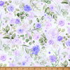 Fancy Flutter - Floral Lilac Yardage