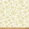 Hoffman - Winter's Eve - Snowflakes Papyrus/Gold