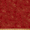 Christmas Splendor - Dotty Poinsettia Scarlet/Gold