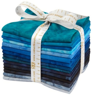 Artisan Batiks Prisma Dyes, Open Waters Colorstory Fat Quarter Bundle - 15 Fat Quarters