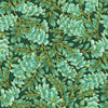 Aurelia - Foliage Parsley Metallic Fabric
