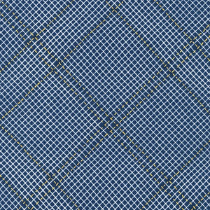 Collection CF - Navy Metallic Yardage