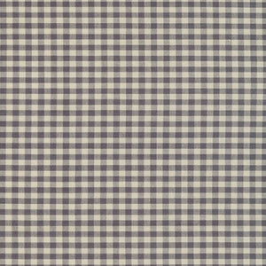 Crawford Gingham - Yarn Dyed 1/8 Inch Gingham Grey Yardage