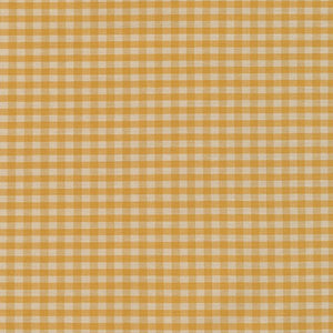 Crawford Gingham - Yarn Dyed 1/8 Inch Gingham Mustard Yardage