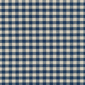 Crawford Gingham - Yarn Dyed 1/4 Inch Gingham Navy Yardage