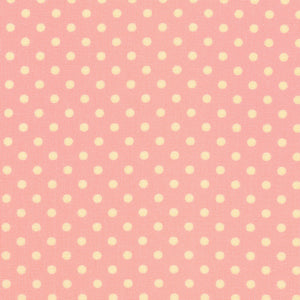 Sevenberry Dots-A-Lot - Yellow Dots on Orange Yardage