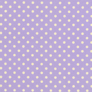 Sevenberry Dots-A-Lot - Yellow Dots on Lilac Yardage