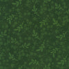 Flowerhouse - Georgina - Leaves Evergreen Yardage