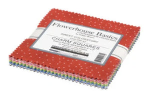 Flowerhouse Basics - Sweet Colorstory Charm Squares