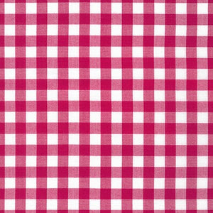 Kitchen Window Wovens - Gingham Pomegranate