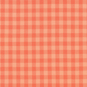 Kitchen Window Wovens - Yarn Dyed 1/2 inch Gingham Nectarine Yardage