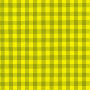 Kitchen Window Wovens - Yarn Dyed 1/2 inch Gingham Chartreuse Yardage