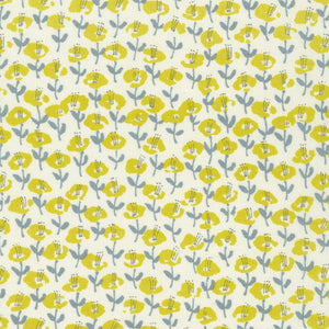 Sevenberry Le Midi Lawn - Floral Lemon Yardage