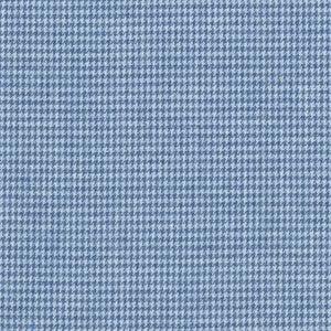 Lisbon Brushed Mini Houndstooth Melange - Navy Flannel Yardage