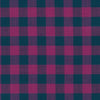 Porto Flannel-Gingham - Magenta Flannel Yardage