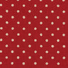 Sevenberry Canvas Natural Dots -  Dots on Red Yardage