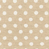 Sevenberry Canvas Natural Dots - Medium White Dots Yardage