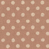 Sevenberry Canvas Natural Dots - Medium Dots Blush Yardage