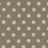 Sevenberry Canvas Natural Dots - Medium Dots Grey Yardage