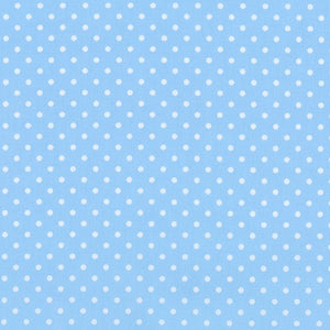 Sevenberry Petite Basics - Dots Baby Blue Yardage