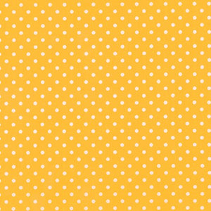 Sevenberry Petite Basics - Dots Yellow Yardage