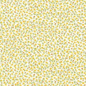 Sevenberry Petite Garden - Petite Florals Yellow Yardage