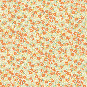 Sevenberry Petite Garden - Petite Florals Orange Yardage