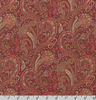 Paisley Prints Red by Robert Kaufman | Designer Fabrics | Royal Motif