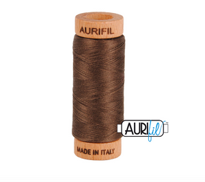 Aurifil 80wt Cotton Thread #1140 Bark 