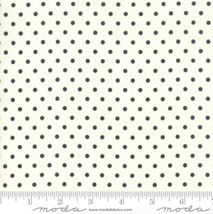 Bubble Pop - Reproduction Dots White Black by American Jane for Moda