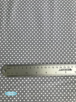 Fat Quarter - Moda Fabrics - 45" Dottie - Dottie Small Dots on Steel/Grey