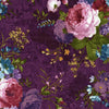 Masterpiece - Floral Bouquets Purple Fabric