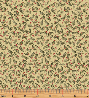 Liberty Hill - Leaves & Berries Natural/Multi Yardage