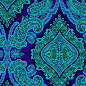 RJR Fabrics - Aruba Paisley Purple