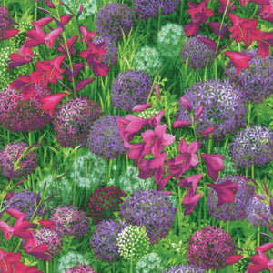 Moda Fabrics - Wildflowers IX Lilac - Field Of Flowers