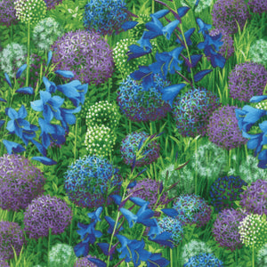 Moda Fabrics - Wildflowers IX Bluebell - Field Of Flowers