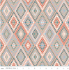 Dream Weaver Diamonds on Peach by Riley Blake | C9054 Novelty Fabrics