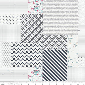 Someday Graphic Cream Fabric by Riley Blake | C7913 | Designer Fabrics