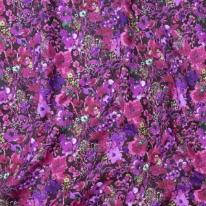 RJR Fabrics - Bloom Bloom Butterfly Moonlit Blooms Mulberry Fabric