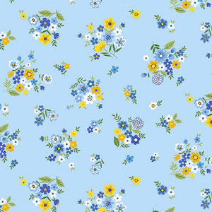Andover Fabrics - Bloom - Spring Bouquet Blue