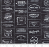 The Print Shop Modern Logos Black by Sweetwater Moda Fabrics 5740 33