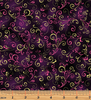 Butterfly Jewel - Jeweled Scroll Plum/Violet 8863M-66 by Benartex