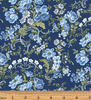Benartex - Gabrielle - Bouquet Flowers Blue