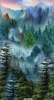 Timeless Treasures - Mountain Vista Forest Panel