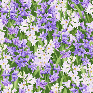Bloomfield Avenue Hillsdale Hyacinth by RJR | Designer Floral Fabric